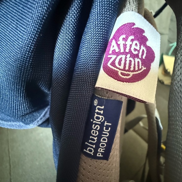 Affenzahn penguin  Blue and Gray small Backpack - Picture 2 of 5